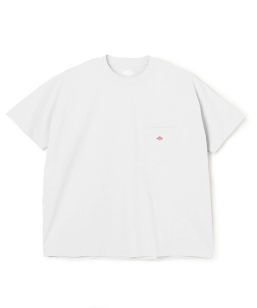 DANTON(ダントン)の「Women’s Short Sleeve Pocket T-Shirt(Tシャツ/カットソー・レディース・ダークグレー/ブラウン/ブラック/ダークグリーン/ホワイト系その他5/パープル/ホワイト・XS/M/S)」の2枚目の写真