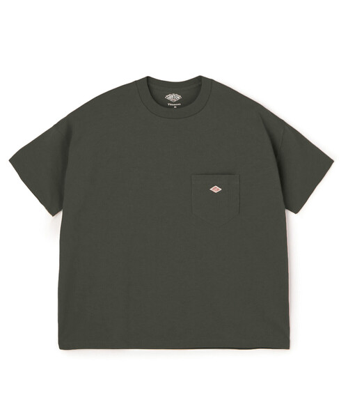 DANTON(ダントン)の「Women’s Short Sleeve Pocket T-Shirt(Tシャツ/カットソー・レディース・ダークグレー/ブラウン/ブラック/ダークグリーン/ホワイト系その他5/パープル/ホワイト・XS/M/S)」の1枚目の写真