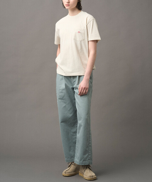 DANTON(ダントン)の「Women’s Short Sleeve Pocket T-Shirt(Tシャツ/カットソー・レディース・ダークグレー/ブラウン/ブラック/ダークグリーン/ホワイト系その他5/パープル/ホワイト・XS/M/S)」の8枚目の写真