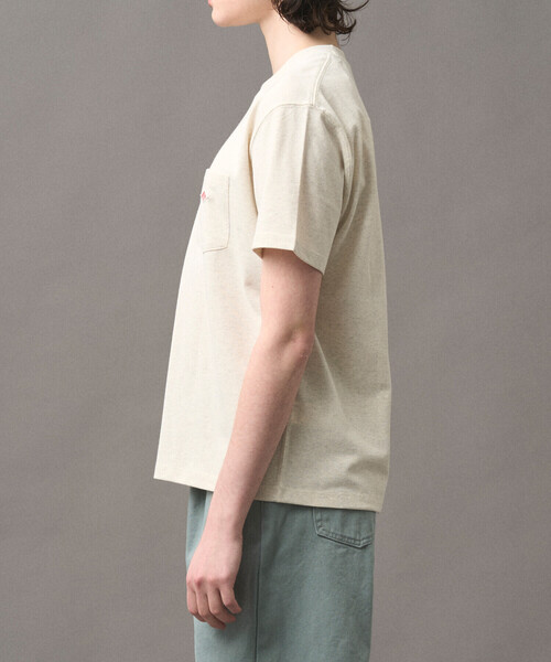 DANTON(ダントン)の「Women’s Short Sleeve Pocket T-Shirt(Tシャツ/カットソー・レディース・ダークグレー/ブラウン/ブラック/ダークグリーン/ホワイト系その他5/パープル/ホワイト・XS/M/S)」の9枚目の写真