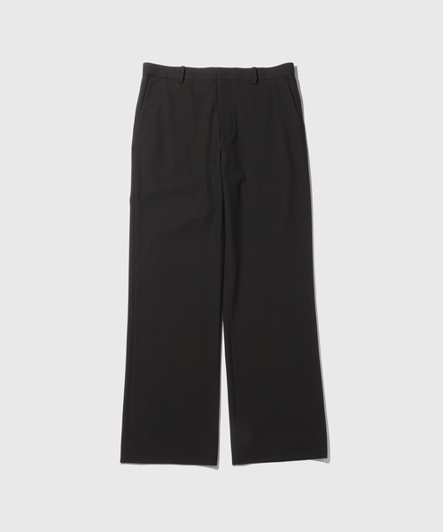ADAM ET ROPE'(アダムエロペ)の「ソフトサーモ ノープリーツ ストレートスラックス(スラックス・メンズ・ブラック/ベージュ系その他・L/M)」の1枚目の写真