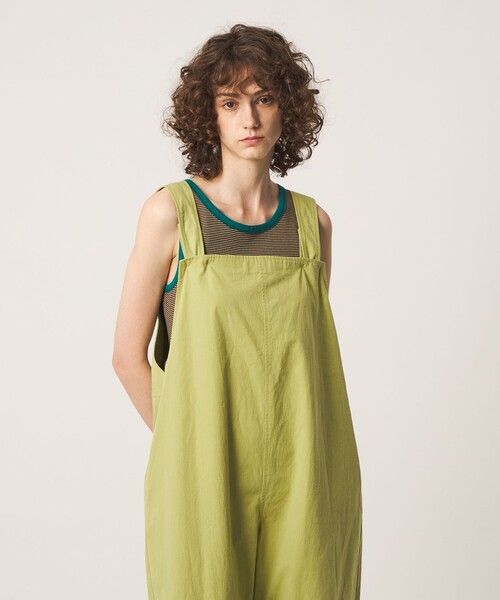 6(ロク)の「【別注】<OVERNEATH for 6>RIB TANK092/タンクトップ(タンクトップ・レディース・ケリーグリーン/ワイン・M)」の3枚目の写真