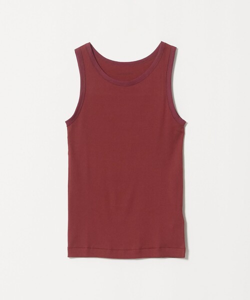 6(ロク)の「【別注】<OVERNEATH for 6>RIB TANK092/タンクトップ(タンクトップ・レディース・ケリーグリーン/ワイン・M)」の9枚目の写真