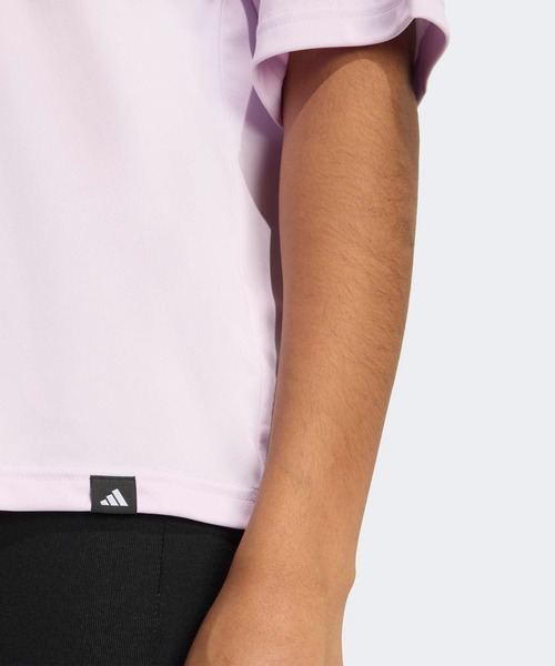 adidas（アディダス）の「ソフト サイド グラフィックTシャツ / アディダス adidas（Tシャツ/カットソー・レディース・ピンク・XX-LARGE/LARGE/MEDIUM/SMALL/X-LARGE/X-SMALL）」の4枚目の写真