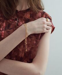 YECCA VECCA（イェッカヴェッカ）の「3連デザインチェーンブレスレット（ブレスレット）」