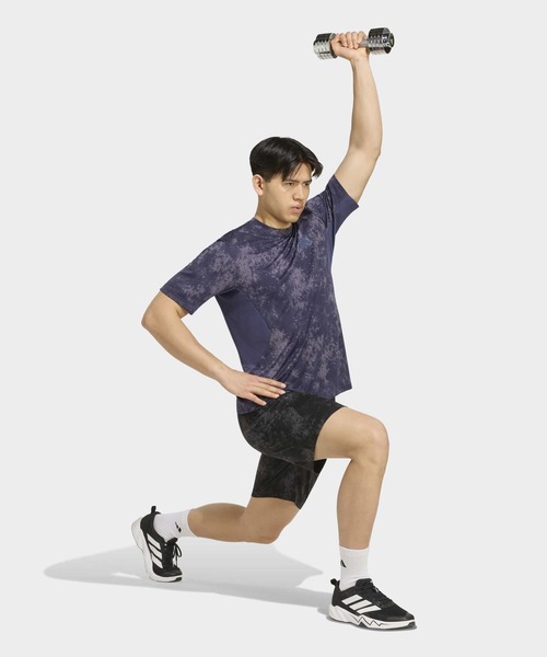 adidas(アディダス)の「トレーニング AOP Tシャツ / アディダス adidas(Tシャツ/カットソー・メンズ・ブルー・XX-LARGE/3XL/LARGE/MEDIUM/SMALL/X-LARGE/X-SMALL)」の5枚目の写真