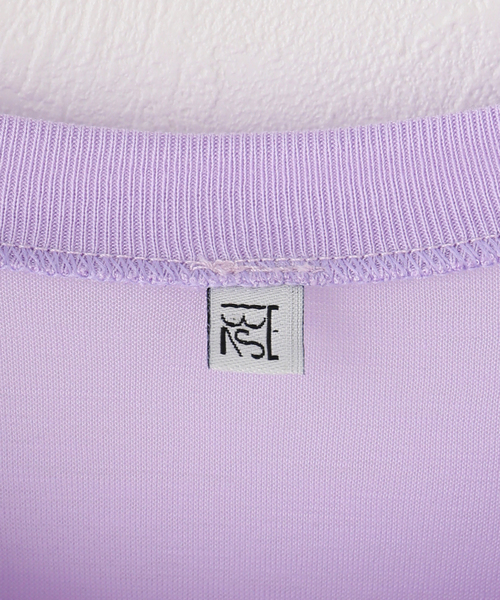 BASERANGE(ベースレンジ)の「Baserange ベースレンジ TEESHIRTS TTTSLY-AW26(Tシャツ/カットソー・レディース・パープル・FREE)」の6枚目の写真