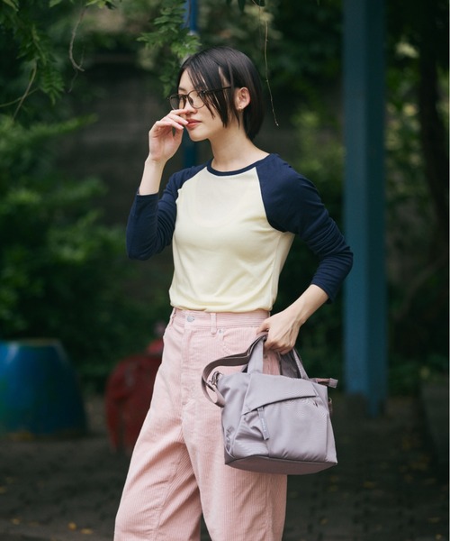 le coq sportif（ルコックスポルティフ）の「le coq sportif/ルコックスポルティフ ６Ｗ０９ ショルダーバッグ  20273（ショルダーバッグ・レディース・ピンク/ブラック/グレー・FREE）」の4枚目の写真