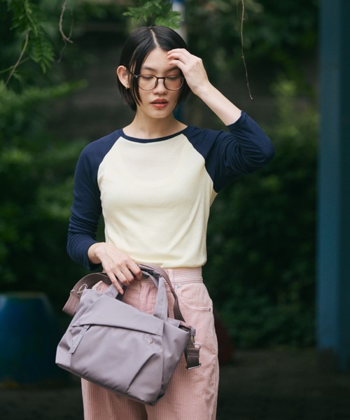 le coq sportif（ルコックスポルティフ）の「le coq sportif/ルコックスポルティフ ６Ｗ０９ ショルダーバッグ  20273（ショルダーバッグ・レディース・ピンク/ブラック/グレー・FREE）」の5枚目の写真