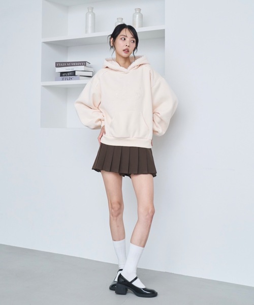 Lallana（ララーナ）の「Cherie de Lallana lace hoodie/シェリードゥララーナ レースフーディー（パーカー・レディース・アイボリー/グレー/ベビーピンク・FREE）」の21枚目の写真