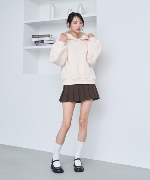 Lallana（ララーナ）の「Cherie de Lallana lace hoodie/シェリードゥララーナ レースフーディー（パーカー・レディース・アイボリー/グレー/ベビーピンク・FREE）」の22枚目の写真