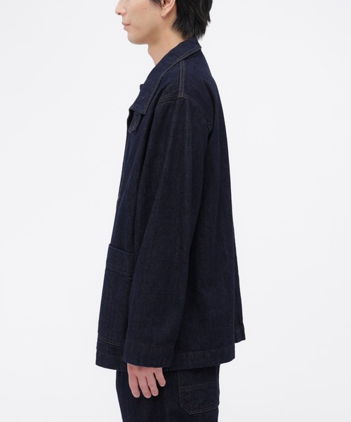 MHL.(エムエイチエル)の「CANTON DENIM(デニムジャケット・メンズ・インディゴブルー・38/40)」の3枚目の写真