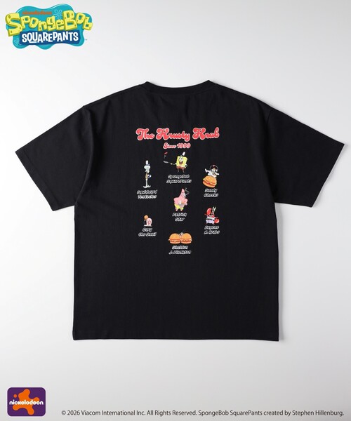 Right-on(ライトオン)の「【スポンジ・ボブ】プリントTシャツ(親子リンク)(Tシャツ/カットソー・レディース・ホワイト系1/イエロー系/ブラック系/ホワイト系3・03/06/05/04)」の3枚目の写真