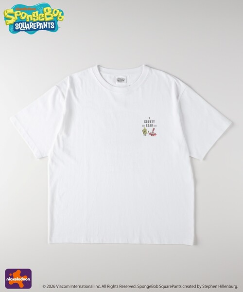 Right-on(ライトオン)の「【スポンジ・ボブ】プリントTシャツ(親子リンク)(Tシャツ/カットソー・レディース・ホワイト系1/イエロー系/ブラック系/ホワイト系3・03/06/05/04)」の7枚目の写真