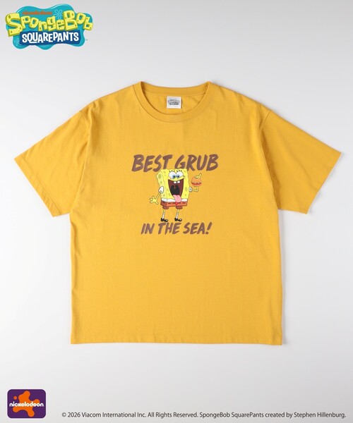 Right-on(ライトオン)の「【スポンジ・ボブ】プリントTシャツ(親子リンク)(Tシャツ/カットソー・レディース・ホワイト系1/イエロー系/ブラック系/ホワイト系3・03/06/05/04)」の18枚目の写真