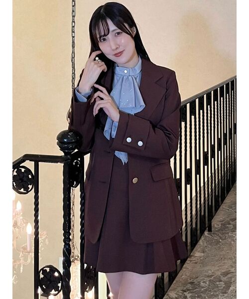 MERCURYDUO(マーキュリーデュオ)の「フィットアンドフレアジャケット(テーラードジャケット・レディース・ブラウン/チャコールグレー/ベージュ・SMALL/MEDIUM)」の22枚目の写真