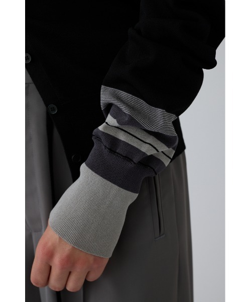 RIM.ARK(リムアーク)の「Multicolor cuff slim CD(マルチカラー カフ スリム カーディガン)(カーディガン/ボレロ・レディース・ブラウン/ブラック/アイボリー・FREE)」の21枚目の写真