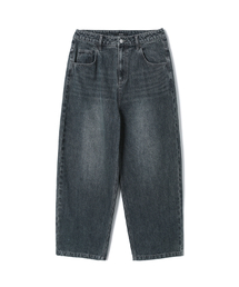 ADHOC（アドホック）の「男性バギーフィットデニムパンツ (DK-INDIGO) (HC8DP05)（デニムパンツ）」