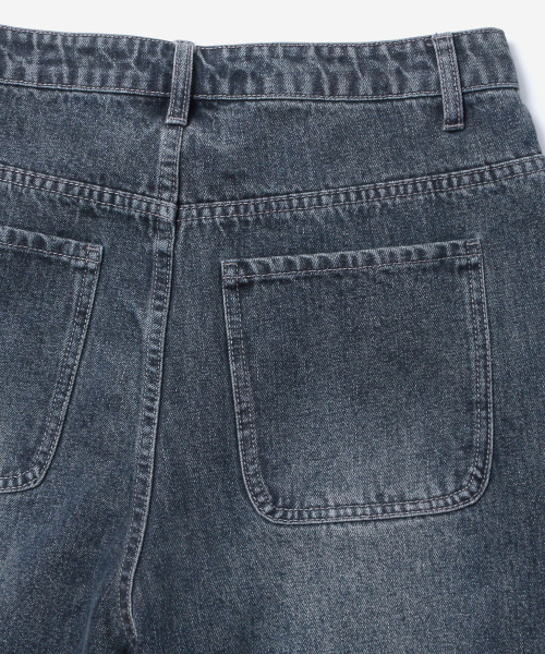 ADHOC（アドホック）の「男性バギーフィットデニムパンツ (DK-INDIGO) (HC8DP05)（デニムパンツ・メンズ・その他・76/71/81/86）」の2枚目の写真