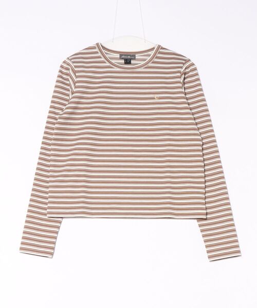 Eddie Bauer(エディーバウアー)の「エッセンシャル クルーTシャツ(Tシャツ/カットソー・レディース・ダークブラウン/ブラック/グレー/アイボリー・S/L/M/XL)」の4枚目の写真