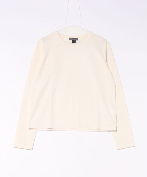 Eddie Bauer(エディーバウアー)の「エッセンシャル クルーTシャツ(Tシャツ/カットソー・レディース・ダークブラウン/ブラック/グレー/アイボリー・S/L/M/XL)」の1枚目の写真