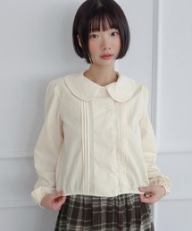 ラブリービッグカラーボタンパフブラウス/2026 AW COLLECTION