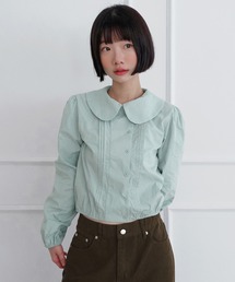 ラブリービッグカラーボタンパフブラウス/2026 AW COLLECTION