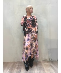 レディースのシャツ/ブラウス（花柄・ボタニカル柄）ファッション通販