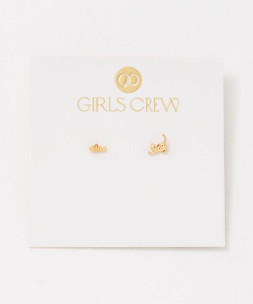 EMMEL REFINES（エメルリファインズ）の「＜GIRLS CREW＞Tiny Cat ピアス＜ Select by EMMEL REFINES ＞（ピアス（両耳用）・レディース・ゴールド・FREE）」の2枚目の写真
