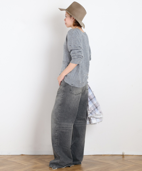 R13(アールサーティーン)の「【R13/アールサーティーン】BOY CARDIGAN(カーディガン/ボレロ・レディース・チャコールグレー・FREE)」の19枚目の写真