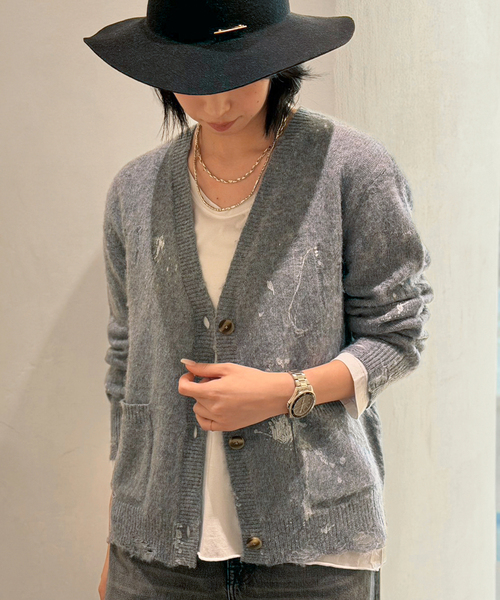 R13(アールサーティーン)の「【R13/アールサーティーン】BOY CARDIGAN(カーディガン/ボレロ・レディース・チャコールグレー・FREE)」の21枚目の写真