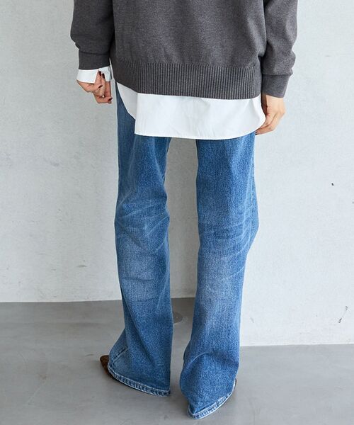le.coeur blanc(ルクールブラン)の「Healthy denim Aqua(デニムパンツ・レディース・ネイビー/ブルー・38/36)」の11枚目の写真