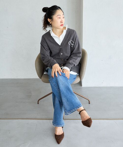 le.coeur blanc(ルクールブラン)の「Healthy denim Aqua(デニムパンツ・レディース・ネイビー/ブルー・38/36)」の13枚目の写真