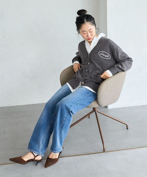 le.coeur blanc(ルクールブラン)の「Healthy denim Aqua(デニムパンツ・レディース・ネイビー/ブルー・38/36)」の14枚目の写真