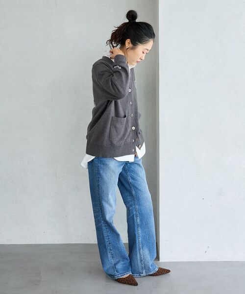 le.coeur blanc(ルクールブラン)の「Healthy denim Aqua(デニムパンツ・レディース・ネイビー/ブルー・38/36)」の19枚目の写真