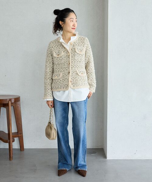 le.coeur blanc(ルクールブラン)の「Healthy denim Aqua(デニムパンツ・レディース・ネイビー/ブルー・38/36)」の20枚目の写真