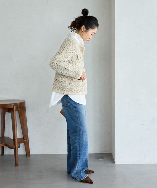 le.coeur blanc(ルクールブラン)の「Healthy denim Aqua(デニムパンツ・レディース・ネイビー/ブルー・38/36)」の22枚目の写真