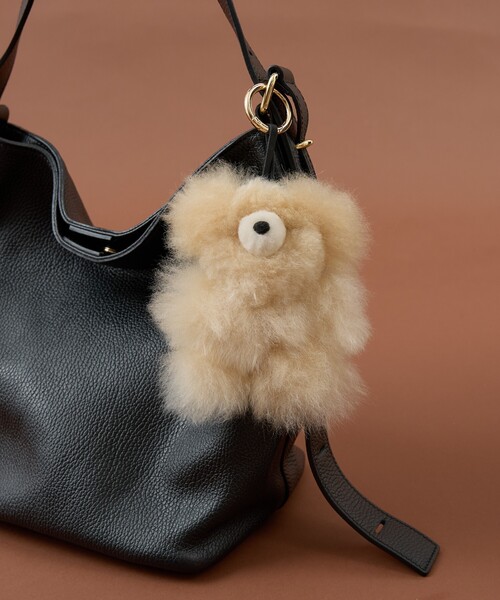 collex（コレックス）の「COSY Small Bear AlpacaKeyrinｇ（トートバッグ・レディース・ベージュ/ダークブラウン/ライトグレー・フリー）」の7枚目の写真