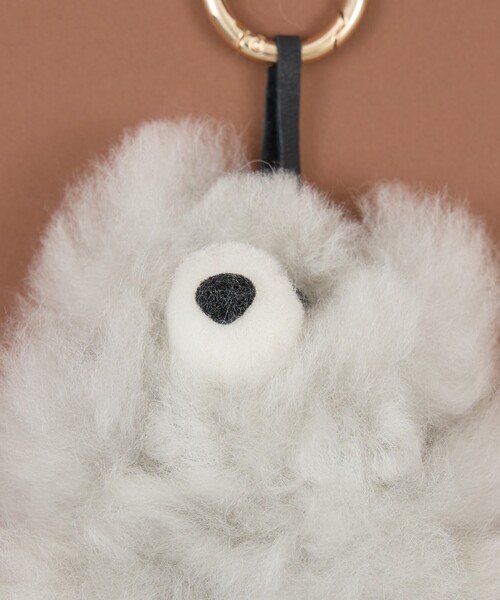 collex（コレックス）の「COSY Small Bear AlpacaKeyrinｇ（トートバッグ・レディース・ベージュ/ダークブラウン/ライトグレー・フリー）」の10枚目の写真