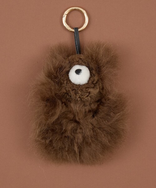 collex（コレックス）の「COSY Small Bear AlpacaKeyrinｇ（トートバッグ・レディース・ベージュ/ダークブラウン/ライトグレー・フリー）」の11枚目の写真