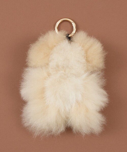 collex（コレックス）の「COSY Small Bear AlpacaKeyrinｇ（トートバッグ・レディース・ベージュ/ダークブラウン/ライトグレー・フリー）」の14枚目の写真