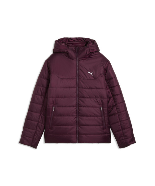 PUMA(プーマ)の「PUMA プーマ ウィメンズ ESS フーデッド パデッド 中綿 ジャケット(ダウンジャケット/コート・レディース・バーガンディー/ブラック・MEDIUM/SMALL/LARGE/X-LARGE)」の9枚目の写真