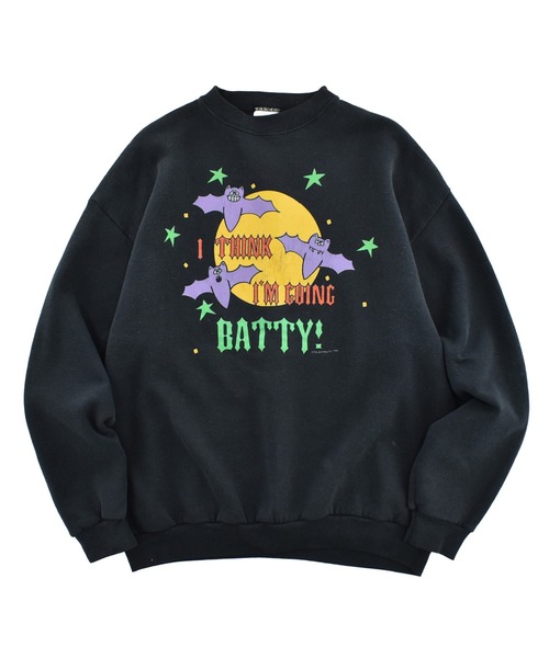 USED】90's TULTEX “I Think I'm Going Batty” スウェット USA製