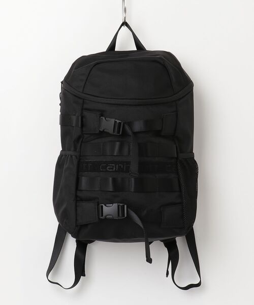 Carhartt WIP(カーハートダブリューアイピー)の「Prescott Backpack(バックパック/リュック・メンズ・グリーン系その他3/ブラック・FREE)」の1枚目の写真