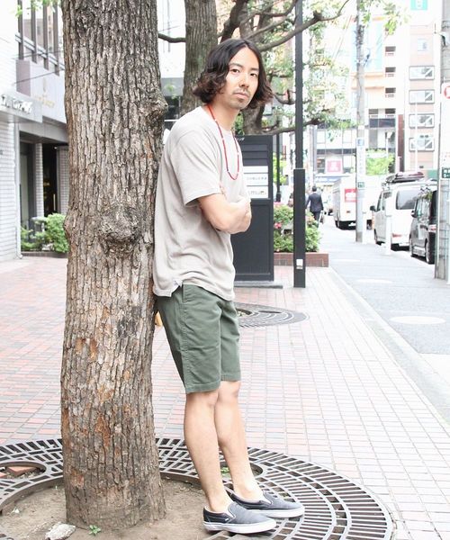 coen（コーエン）の「カリフォルニアチノショーツ（チノパンツ・メンズ・ベージュ/オリーブ/ホワイト/ネイビー・X-LARGE/X-SMALL/SMALL/MEDIUM/LARGE）」の21枚目の写真