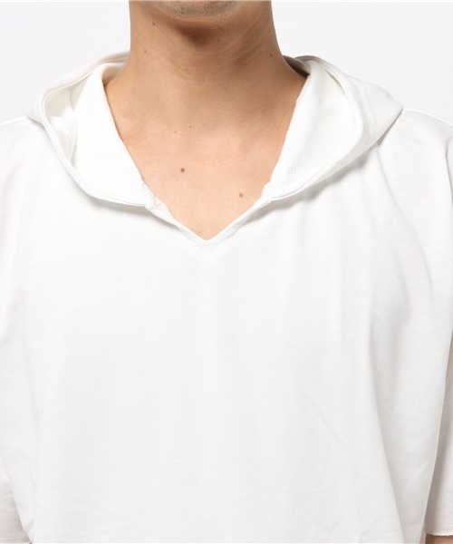 VENCEEXCHANGE（ヴァンスエクスチェンジ）の「ミニ裏毛ロゴプリント BIGパーカー（パーカー・メンズ・ブラック/オフホワイト/グレー・LARGE/MEDIUM）」の11枚目の写真