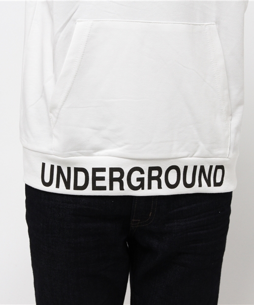 VENCEEXCHANGE（ヴァンスエクスチェンジ）の「ミニ裏毛ロゴプリント BIGパーカー（パーカー・メンズ・ブラック/オフホワイト/グレー・LARGE/MEDIUM）」の5枚目の写真