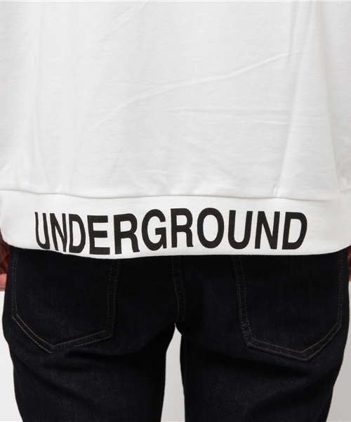 VENCEEXCHANGE（ヴァンスエクスチェンジ）の「ミニ裏毛ロゴプリント BIGパーカー（パーカー・メンズ・ブラック/オフホワイト/グレー・LARGE/MEDIUM）」の6枚目の写真