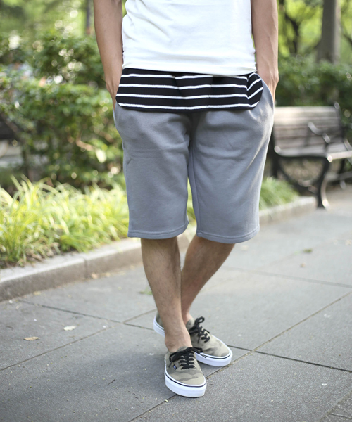 Denime（ドゥニーム）の「スウェットショートパンツ（その他パンツ・メンズ・グレー/オートミール・LARGE/MEDIUM/X-LARGE）」の2枚目の写真