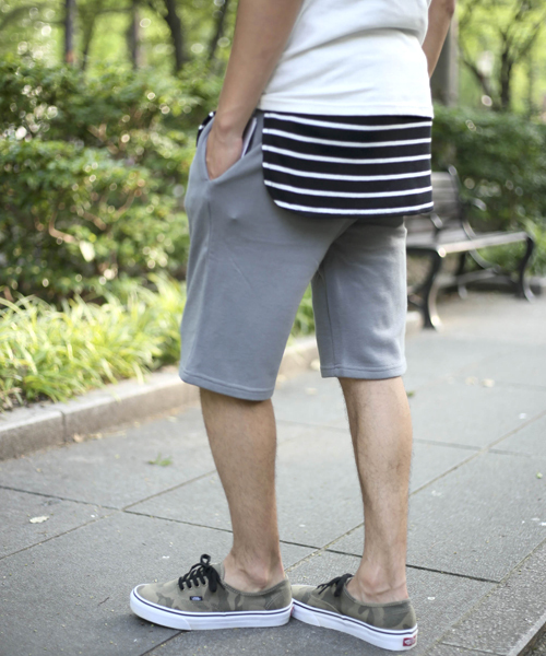 Denime（ドゥニーム）の「スウェットショートパンツ（その他パンツ・メンズ・グレー/オートミール・LARGE/MEDIUM/X-LARGE）」の13枚目の写真